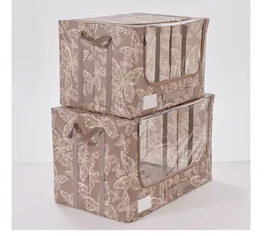 Periea Set of 2 Large and Jumbo Tarp Storage Boxes