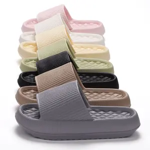 Cloud Slippers for Women and Men, Pillow House Slippers Shower Shoes Indoor Slides Bathroom Sandals