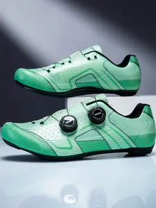 Unisex Cycling Shoes, Road Bike Bottom, Quick Lock Buckles, Breathable Pores, Lightweight, Sporty Style, All Seasons