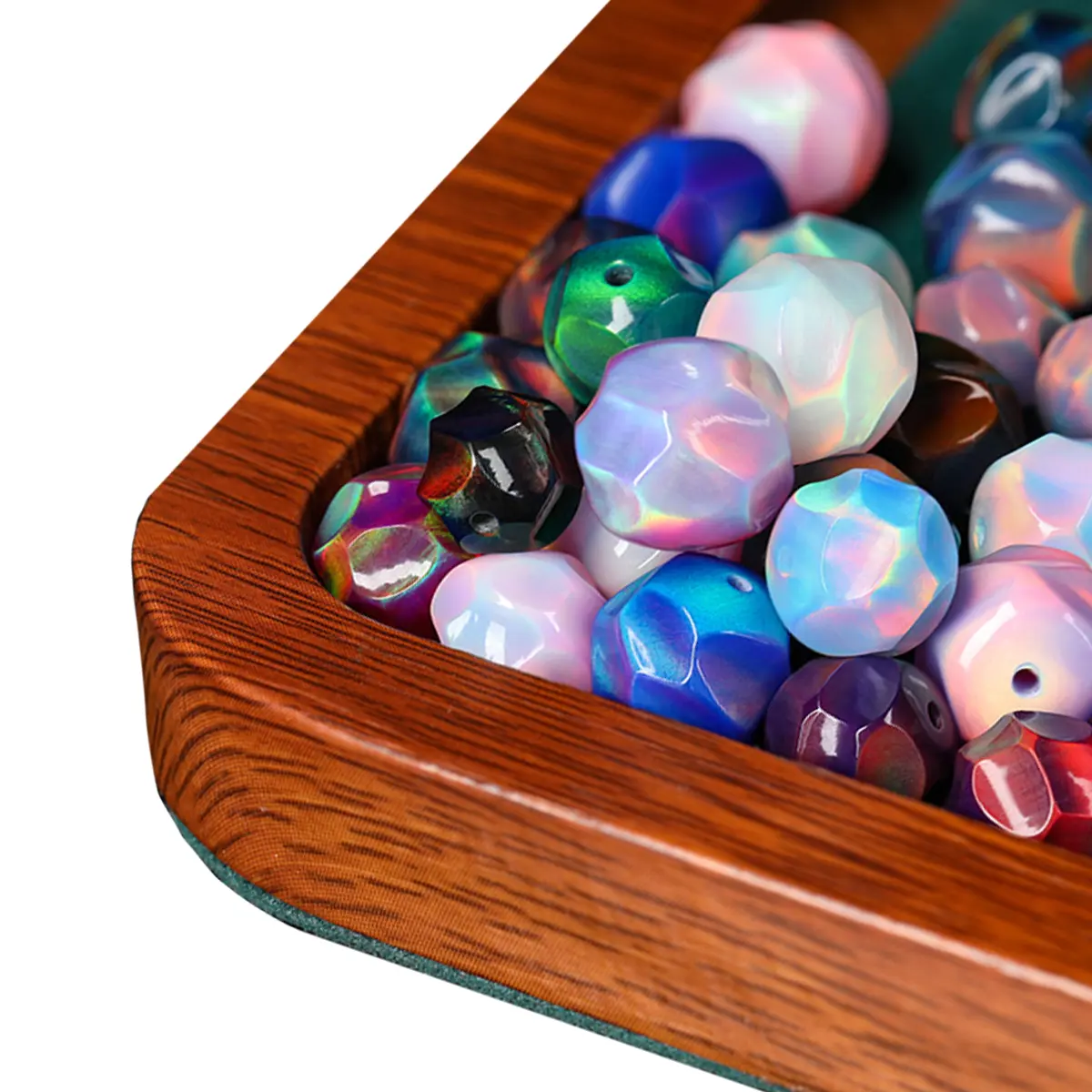 Jewelry Colorful Wenwan Focal Aurora Synthetic Lab Opal Beads for Bracelet Necklace DIY