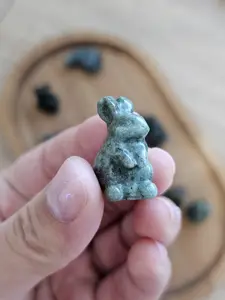 Mini Bunny Crystal Carving