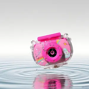 Pink Unicorn Waterproof Kids Camera - Capture Underwater & Outdoor Adventures in Style