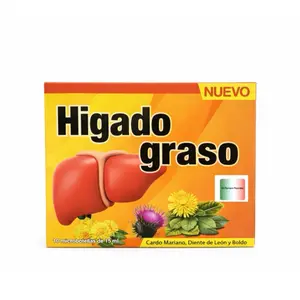 Higado Graso Support B12 Antioxidant Dietary Supplement with 10 Microbaterias for Toxin Elimination & Abdominal Swelling Relief Vitamin