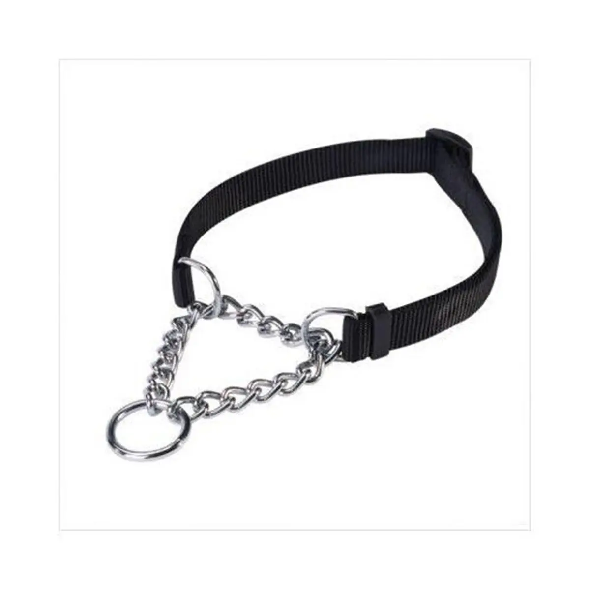 212 MAIN Guardian Martingale Dog Collar - Adjustable Sizing, Limited Closure, Controlled Pull, 22-34 in, Black, Retail Display Hangtag, Collars