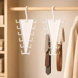 【DealsForYouDays】Free ship 2 Pack 360° Rotating Closet Organizer Hanger, 12-Hook Double-Sided Hat and Purse Organizer for Bags, Scarves, Belts & Accessories