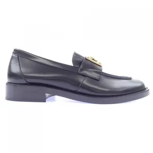 Pre-owned CHANEL Calfskin Small Leather Goods Loafers