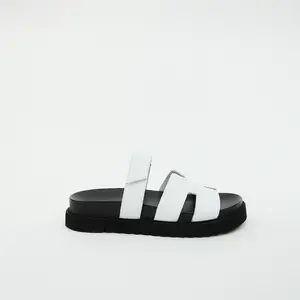Selina White Women`s Summer Casual Sandals