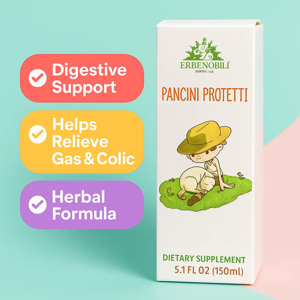 Erbenobili PANCINI PROTETTI 150 mL – Natural Digestive & Gastrointestinal Support Supplement