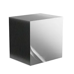 Flexible Square Mirror Wall Decor, 4/8/20pcs Frameless DIY Self Adhesive Sticker Acrylic Mirror, Shatterproof Unbreakable Wall Mirror for Home Gym Decor