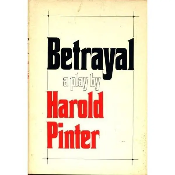 Used Hardcover Book - Betrayal by Harold Pinter - English Literature Book, Books