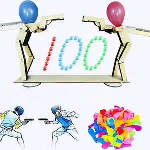 TikTok Viral Wooden Balloon Party Game – Interactive Head-to-Head Challenge for Game Nights, Family Gatherings & Group Fun
