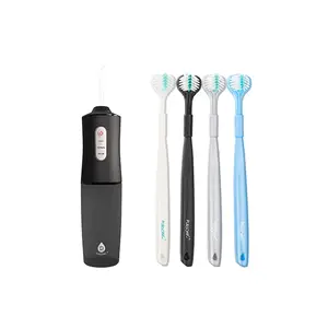 USB Rechargeable Water Flosser & 3D Advanced Tech Toothbrush Set