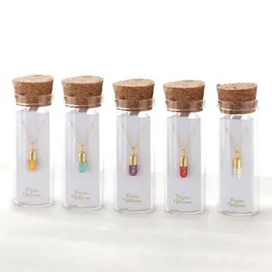 Chill Pill Enamel Necklace