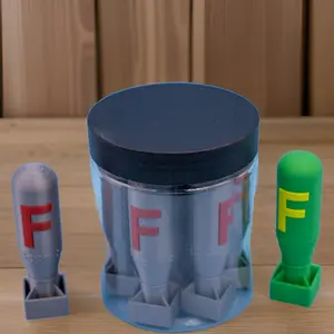 F-Bomb Desk Ornament – Funny Gag Gift – Silver/Red or Green/Yellow – Nerdy Office Humor or Collectible Joke Gift