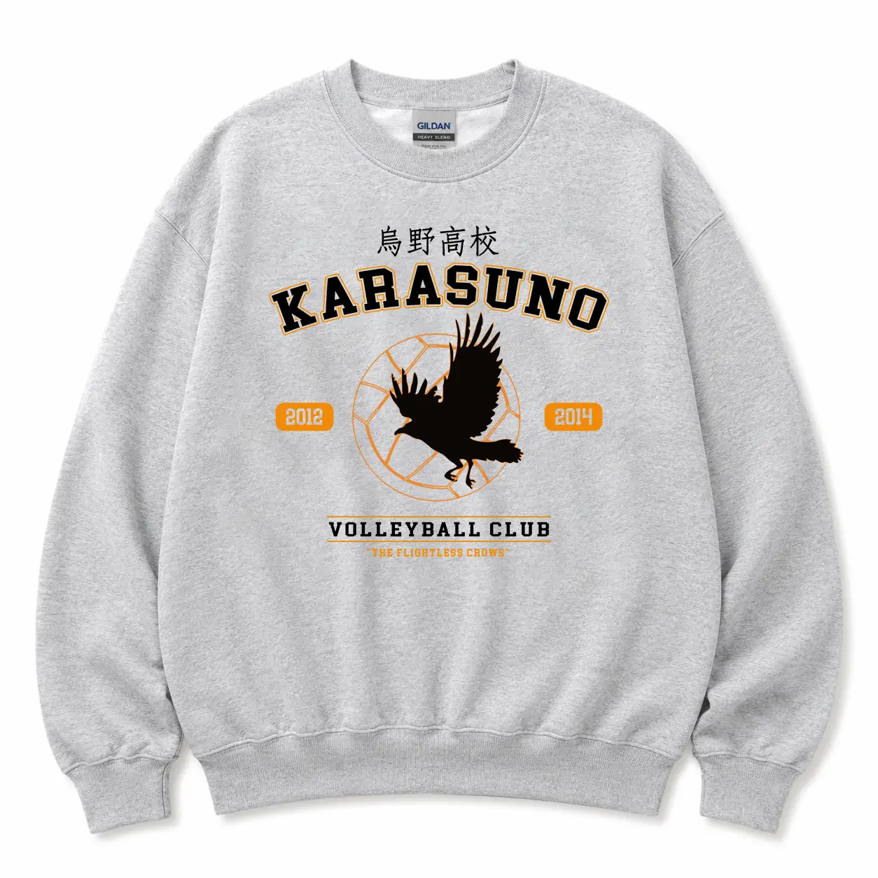 Women's Short-Sleeve Cotton Fabric Haikyuu Karasuno High School Volleyball Club Fan Tops, Casual Womenswear