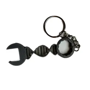 Mechanic DNA wrench keychain