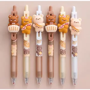 Kawaii Teddy Bear 0.5 mm Black Ink Ballpoint Pen