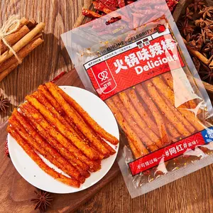 [SALE 2026!!!] Fraunitsh Spicy Latiao Strips, 4 Pack Latio Sticks, Chinese Snacks, 62g/2.18 oz per Pack