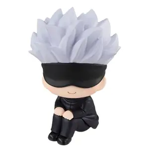 Jujutsu Kaisen Look Up Figures Set| Yuji Itadori, Satoru Gojo, Megumi Fushiguro, Nobara Kugisaki Chibi Sitting Anime Figures