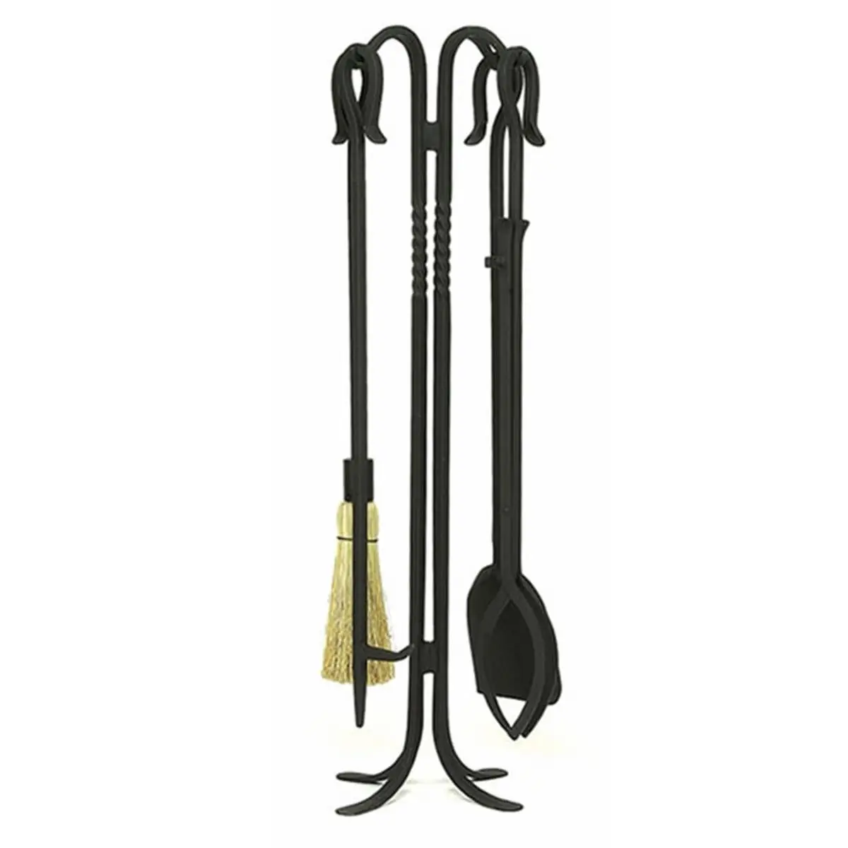 Minuteman International Co. WR21-33 Chimney Hand Tool Set - Black Powder Coat Finish, Powder Coated Tools