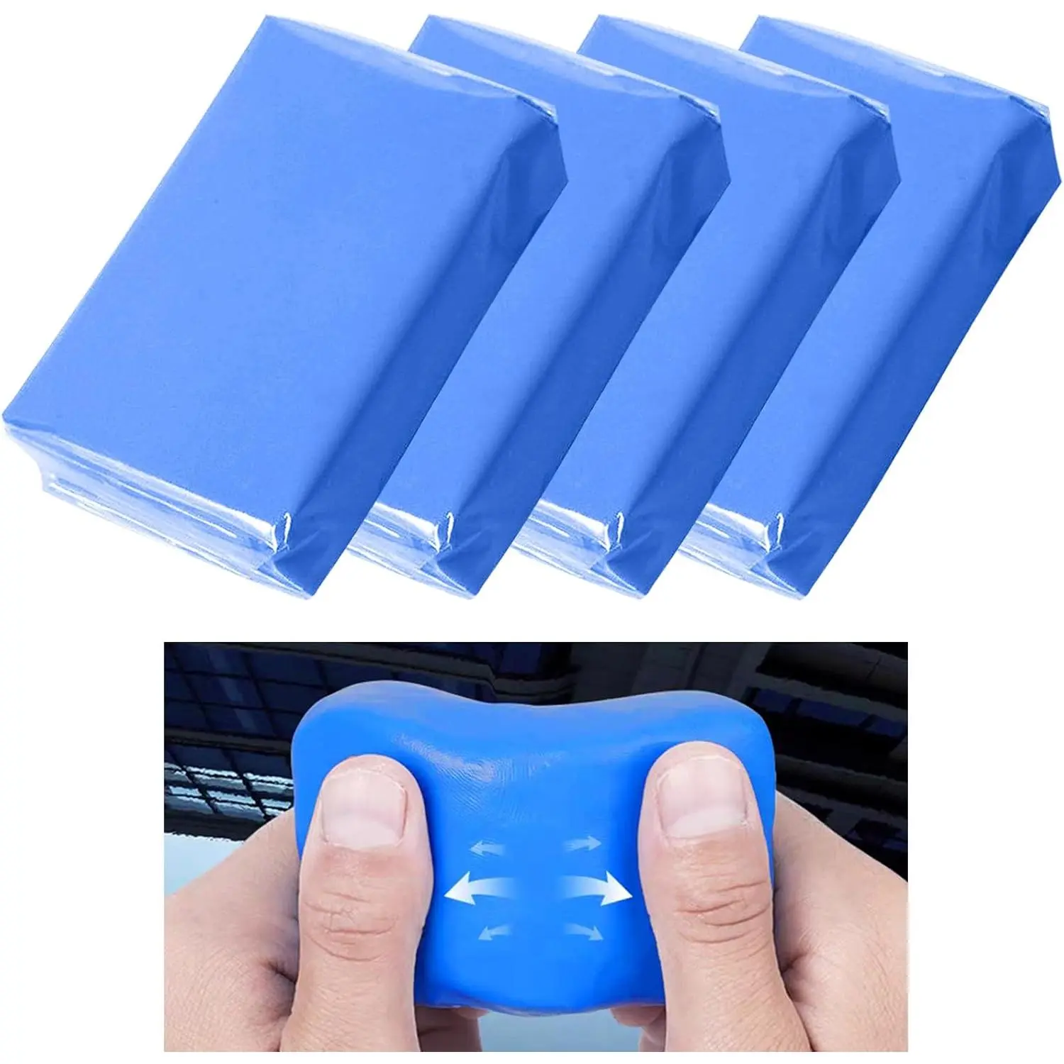 4 count Auto Detailing  Clay Bar Magic Clay Bar Cleaner Detailing Tools, for  Detailing Clean  Wash 100g Each