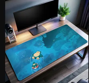 SSnorlaxx vs Gyaradoss Underwater Adventure Desk Mat - Captivating Battle