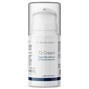 Dr. Westin Childs T2 Cream - T2 Thyroid Support for Women with Bioidentical 3,5 Diiodo-l-thyronine in Lotion Form for Hormone Balance in Hypothyroidism, Hashimoto's, Thyroidectomy & Rai, 60 Servings