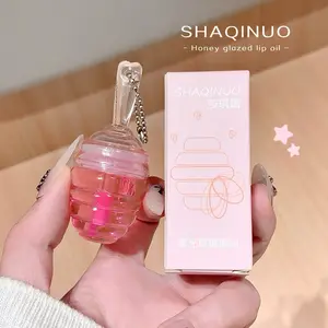 N1016 Shaqinuo Honey Gloss Lip Oil Moisturizing & Long-Lasting Formula Enhances Natural Lips Perfect for Daily Use