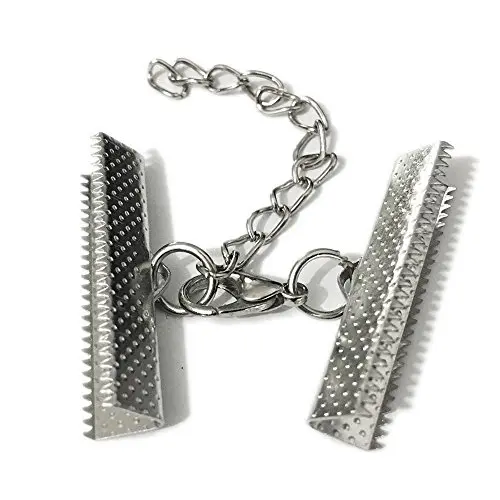 Rhodium Crimp 30mm
