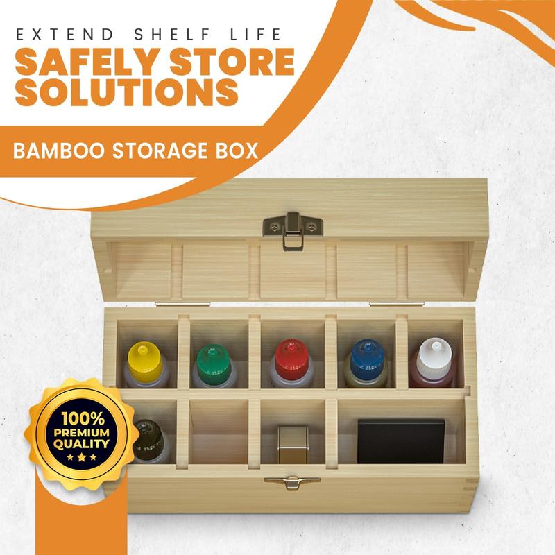 GTE & JSP Gold Jewelry Acid Test Kit 9k 10k 14k with DigiWeigh R10-600 Scale 30x Loupe & 9-Slot Bamboo Storage Box for Jewelers Collectors Investors