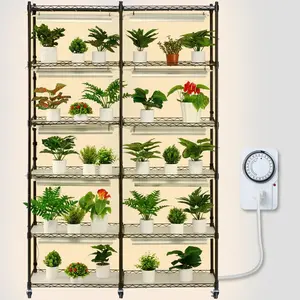 【Spotlight Day】VEVOR Plant Stand with Grow Light 6 Tiers 200W 59.1" Indoor Plant Grow Shelf