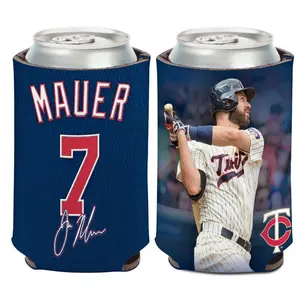 Minnesota Twins Can Cooler 12 Oz. Joe Mauer Koozie