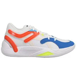 PUMA Mens Trc Blaze Court Basketball Sneakers Shoes - White