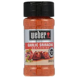 Weber Garlic Sriracha Seasoning, 3.9 Ounce Shaker