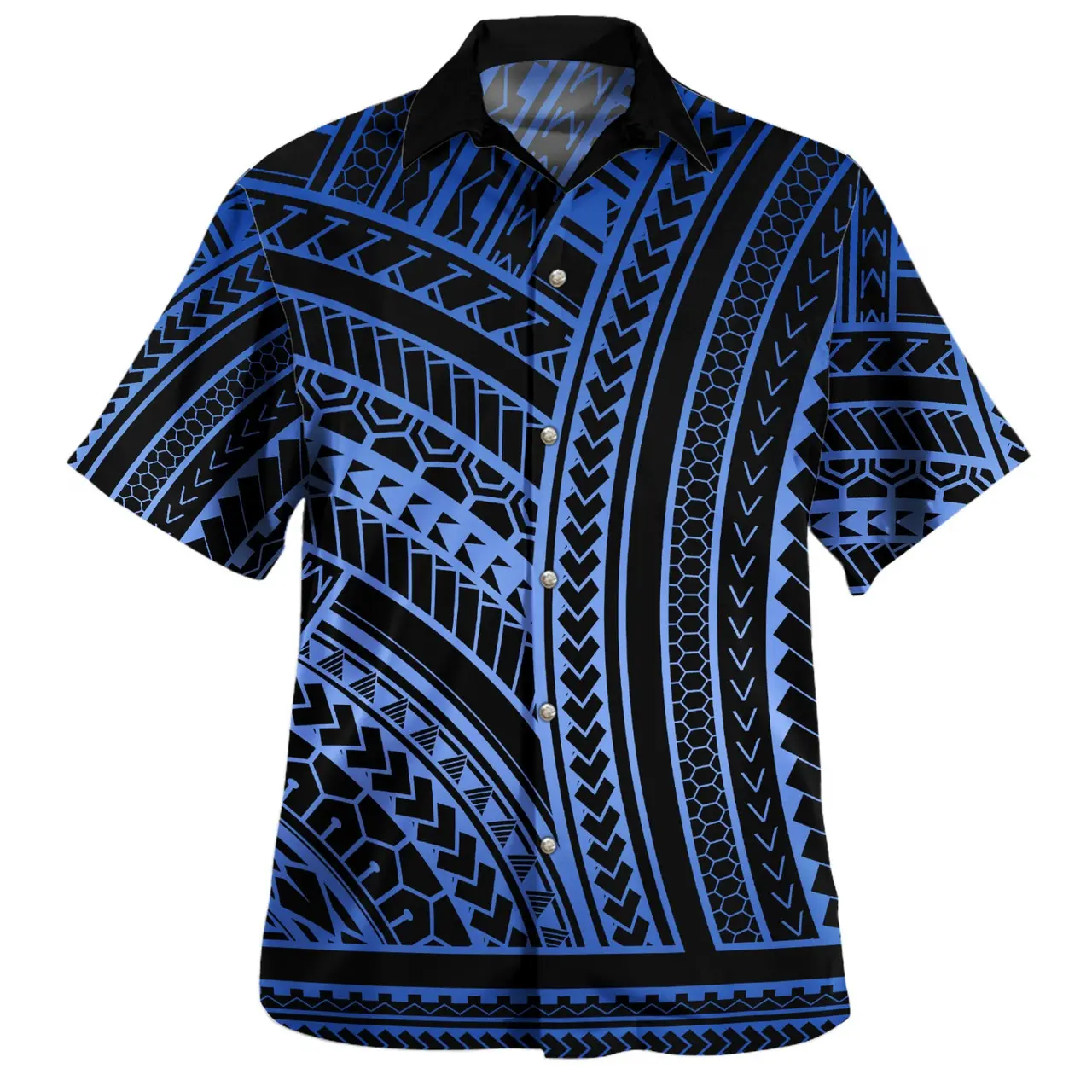 Hawaiian Shirt Polynesia Pattern