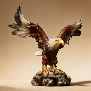 Abstract Resin Eagle Statue, Modern Sculptural Art for Living Room & Office, Bold Statement Home Decor, Sculpture