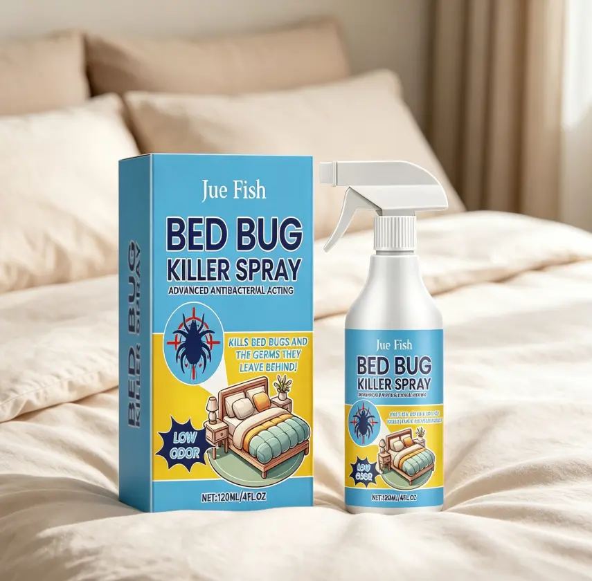 Bed Bug Killer Spray for Home Pest Control - Fast-Acting, Non-Toxic for Kids & Pets, No Cleanup Required