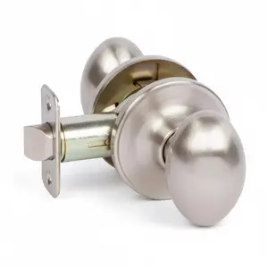 Somerset Passage Door Knob, Satin Nickel