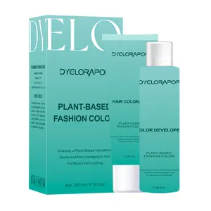 Hair Color Dye Cream, No Chemical Smell, Ammonia-Free, True-to-Color Natural Shine, Permanent Gray Coverage, Salon-Quality Hair Dye for Home Use