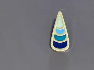 Pokemon Trainer Wave Badge Humilau City Gym Unova Region Enamel Pin