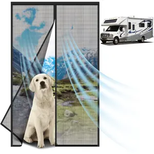 RV Screen Door – Tear-Resistant-Repellent Mesh for Camper, Travel Trailer, Fifth Wheel, to Keep Bugs Out & Let Fresh Air in, Easy Installation & Pet-Friendly