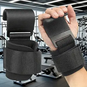 Weightlifting Hooks for Home Gym, Summer Weightlifting Wrist Straps, Fitness Training Straps, Ideal for Pull Ups and Deadlifts, Fitness Accessories for Christmas and Birthday Gifts