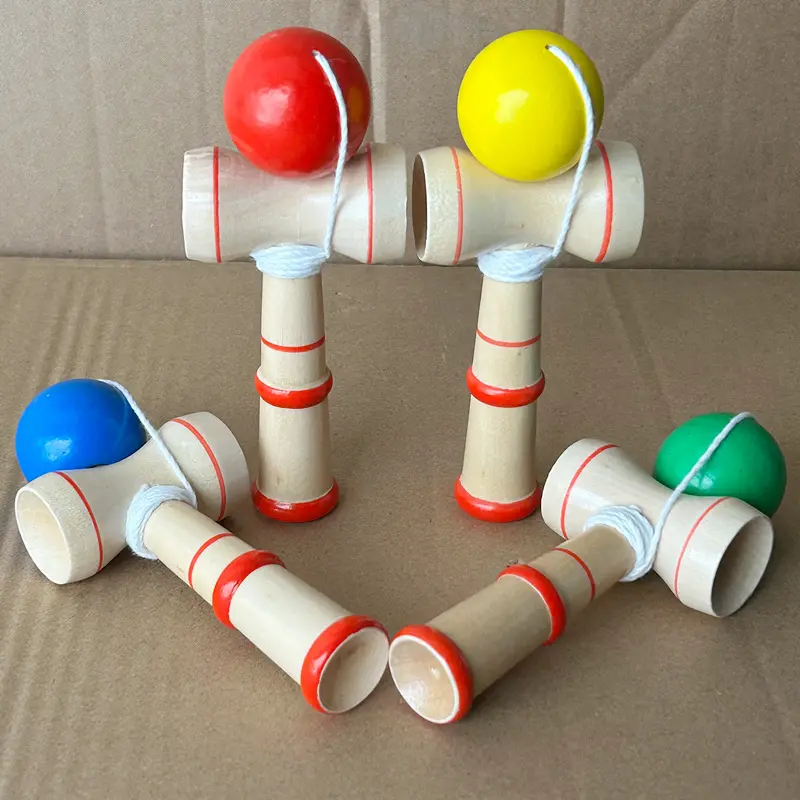 Japanese Sword Jade Kendama with Kendama Pipe - Unisex Skill Toy for All Ages, Enhances Dexterity, Ideal for Play and Practice, Introductory Competition Use, Improves Dexterity, Kendama For Beginners, Pack Of 3