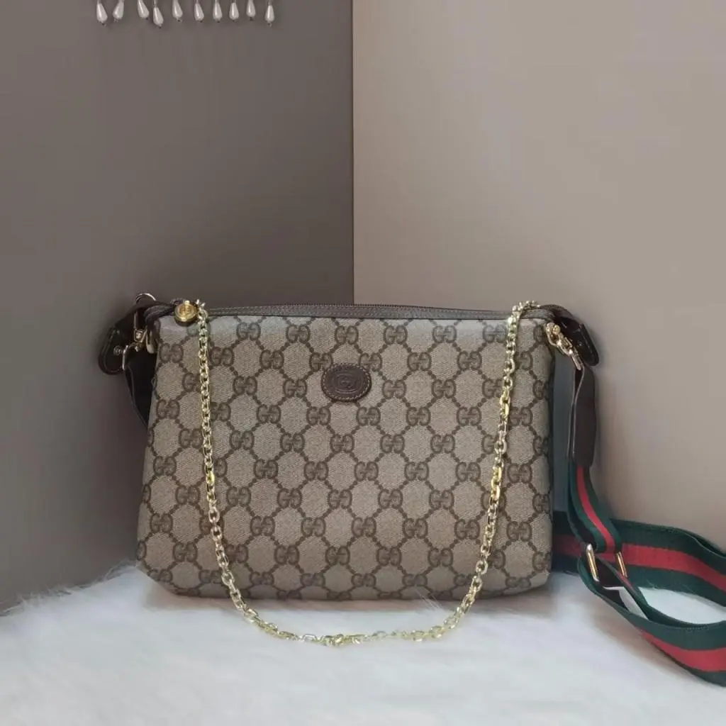 Pre-owned GUCCI COATED CANVAS Crossbody Bag GUCCI^/Crossbody Bag/LYB1626505