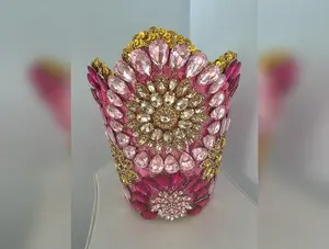 Obba Nani Corona Orisha Regalia – Embellished Ceremonial Headpiece