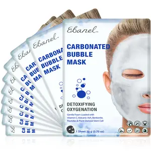 Ebanel Carbonated Cleanser Mask 10‑Pack, Deep Detox & Refresh