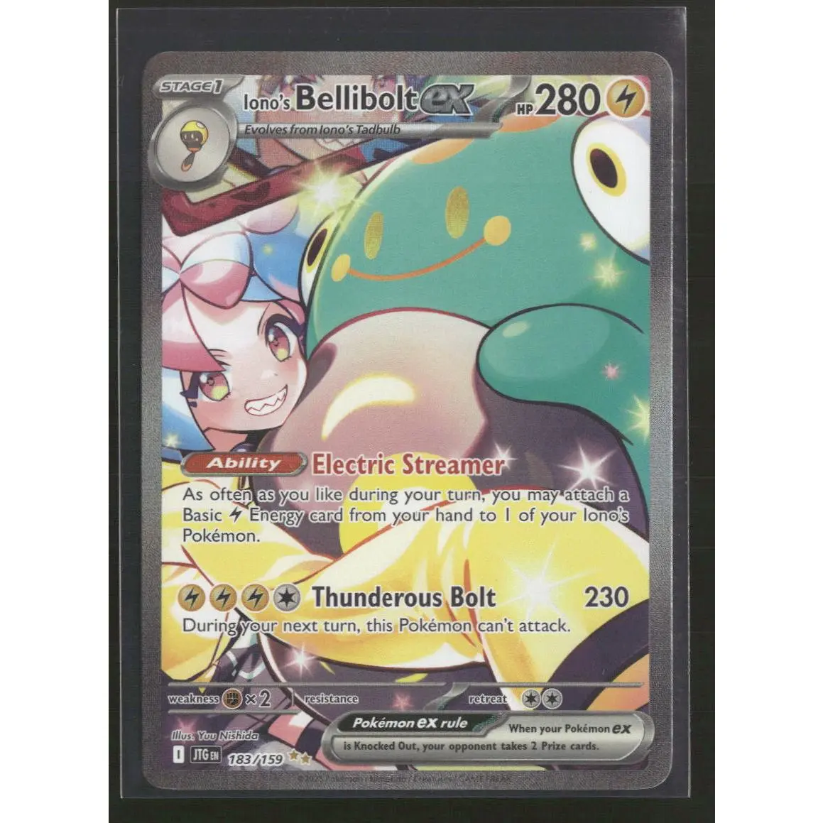 SV09: Journey Together Iono's Bellibolt ex #183/159