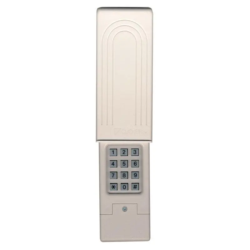 Chamberlain 5423520 Wireless Keyless Door Entry Digital Keypad Lock - White, Compatible with Security Cameras and Systems