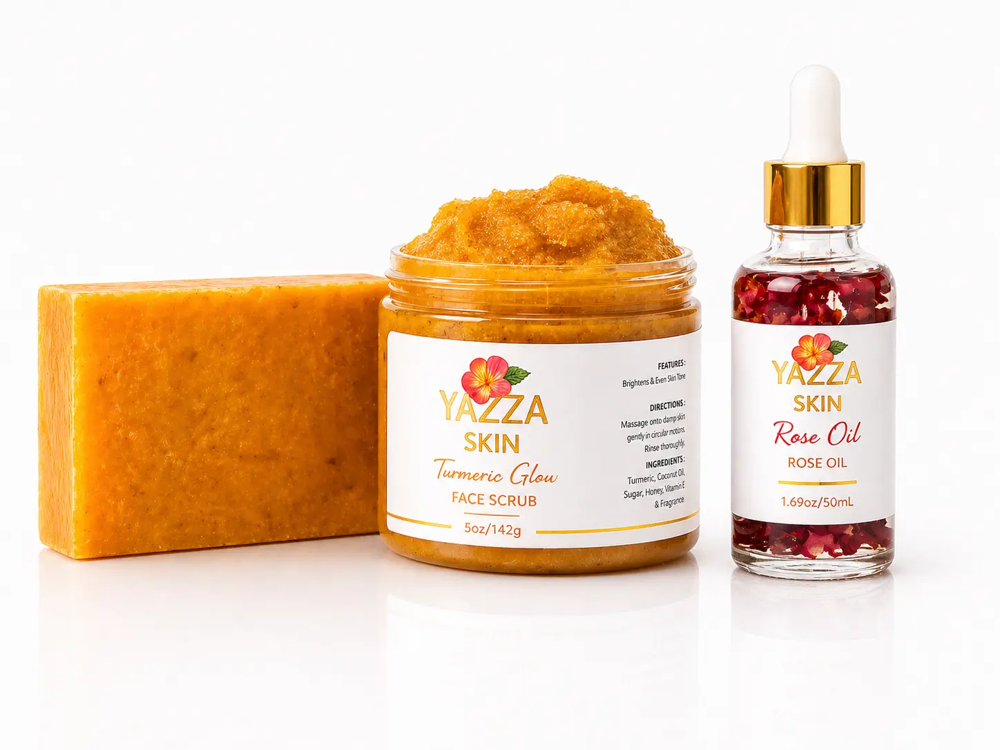 Turmeric Melanin Glow Trio - Brightening Dark Spot Set