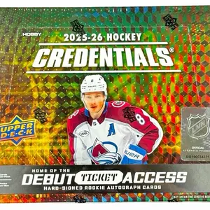 2025-26 Upper Deck Credentials NHL Hockey Hobby Box